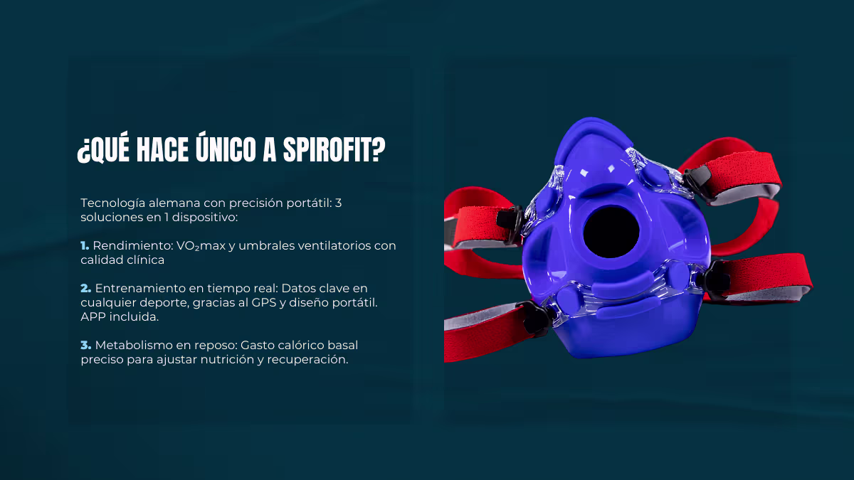 Analizador Metabólico Portátil SpiroFit Kasalab Colombia
