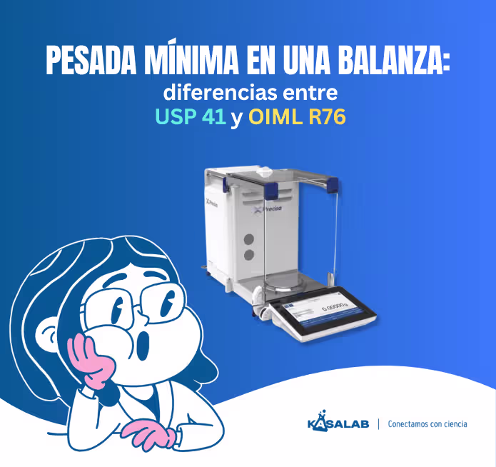Pesada mínima en una balanza diferencias entre USP 41 y OIML R76 Blog Kasalab Balanzas Precisa MOB